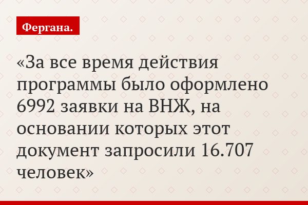 За все время действия программы было оформлено 6992 заявки на ВНЖ, на основании которых этот документ запросили 16.707 человек