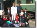 labor migrant with his family