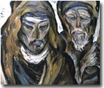 «Холодная зима». 1969, 50х70