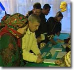 Выборы в Туркмении. Кадр местного телевидения