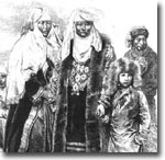 Группа киргизов. 1885 г.