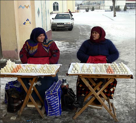 Торговцы на улицах Ташкента