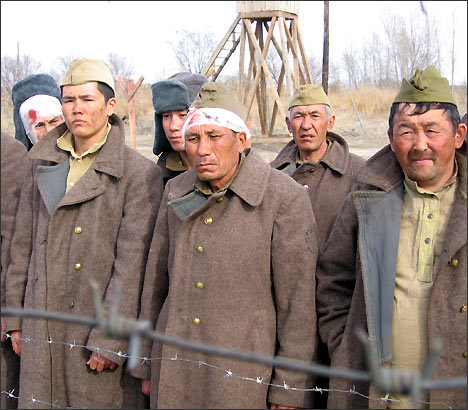 Военнопленные-туркестанцы. Сцена из фильма