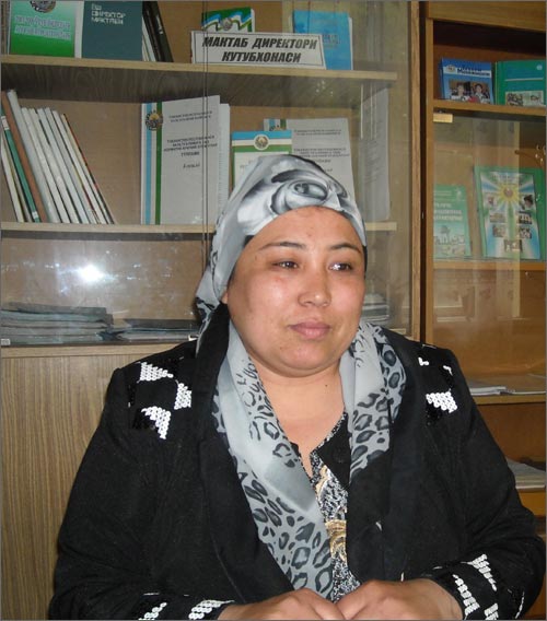 Директор школы №4 Мухаббат Артыкова