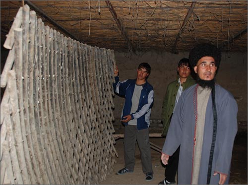 The yurt parts