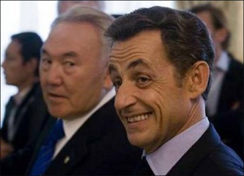 Нурсултан Назарбаев и Николя Саркози