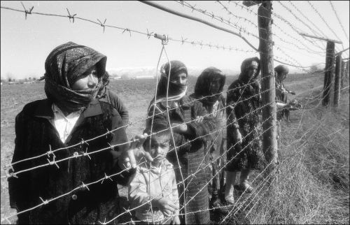 Таджикистан, Хатлонская область, граница с Афганистаном. Весна 1993 года