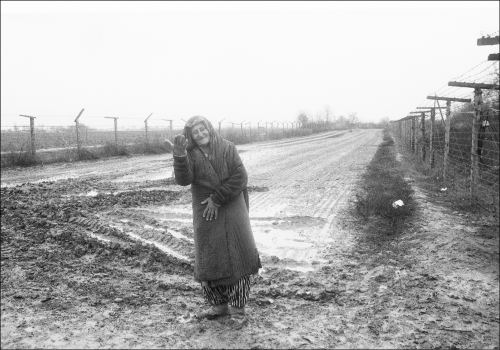Старуха на нейтральной полосе государственной границы, 1992 г.
