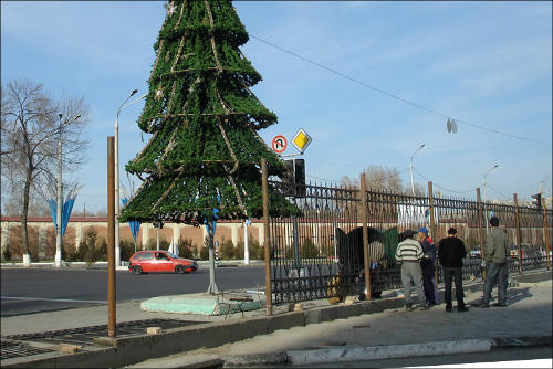 Перекрыли дорогу