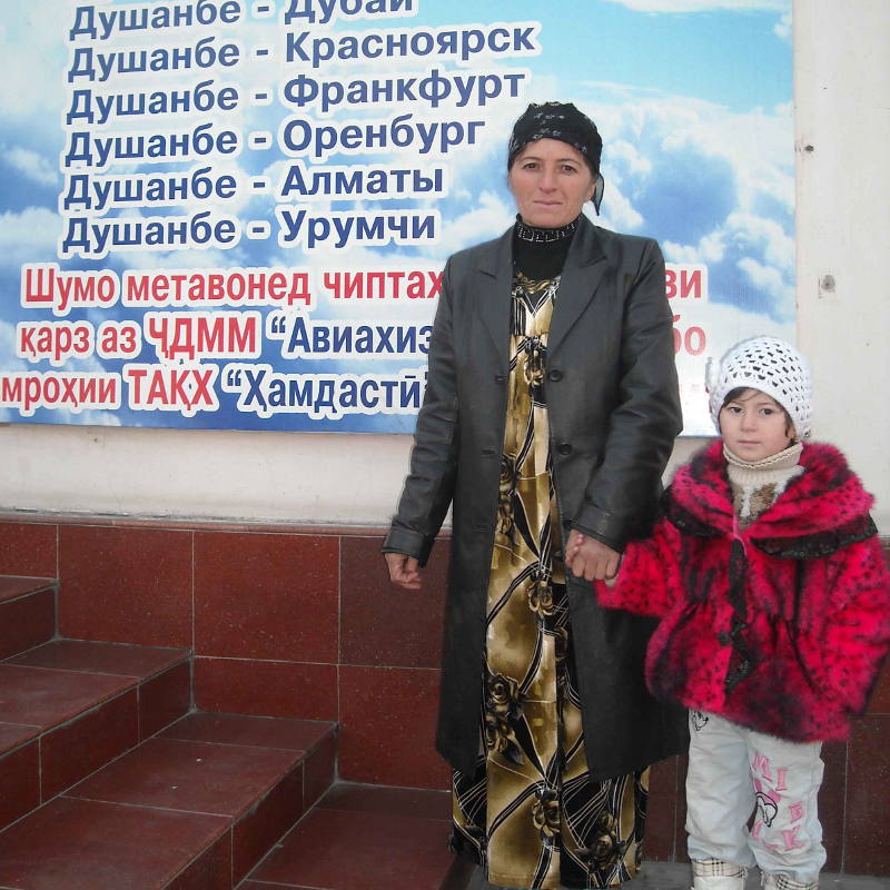 Семьи таджикских мигрантов