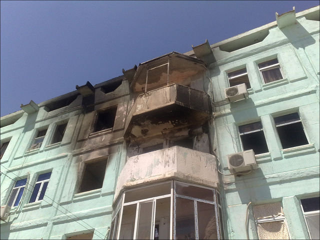 Последствия взрывов в Абадане