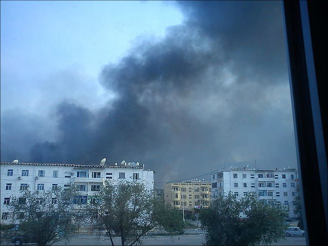 Последствия взрывов в Абадане