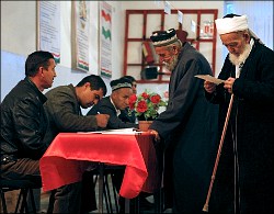 Lack of voters secures Tajik president’s victory