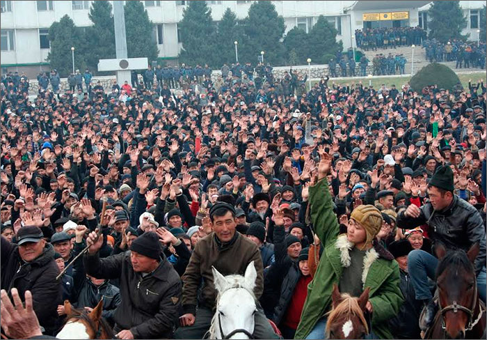 A rally in Osh
