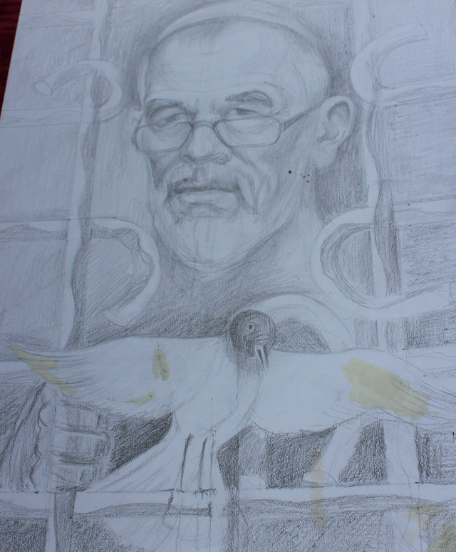 Рисунки Азимжана Аскарова