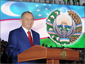 Uzbekistan: Festivities for the chosen few, the nation only seen in the crowd scene!