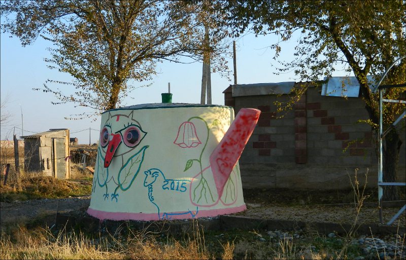 Чайник в степях Казахстана