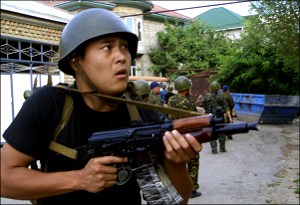 Kyrgyz power-wielders stage drills in Uzbek-majority neighbourhood in South, fail to notify residents
