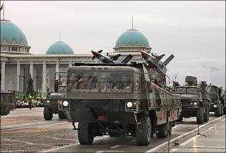 Does Turkmenistan possess military might to counter influx of militants?